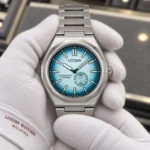Citizen NK5020-58L held in white cotton gloves with Luxury Watches Malaysia cuff mark