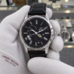 Orient RA-AK0010B10B held in white cotton gloves with Luxury Watches Malaysia cuff mark