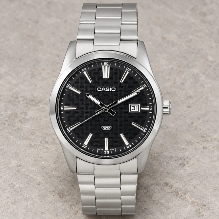 Casio Analog Stainless Steel Black Dial Quartz MTP-VD03D-1A MTPVD03D-1 Men's Watch product view