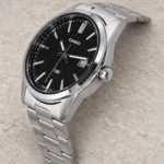 Casio Analog Stainless Steel Black Dial Quartz MTP-VD03D-1A MTPVD03D-1 Men's Watch product view
