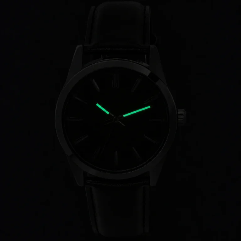 Casio Analog Leather Strap Black Dial Quartz MTP-VD03L-1A MTPVD03L-1 Men's Watch luminous hands in low light