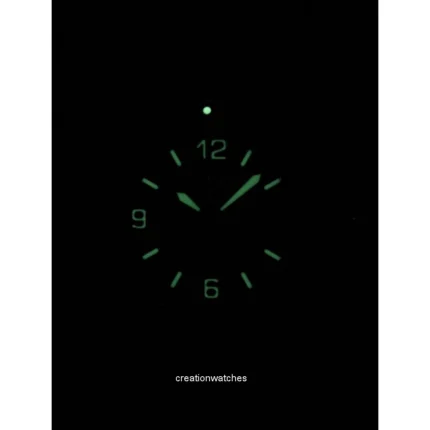 Orient FAA02009D9 luminous hands and numerals in low light