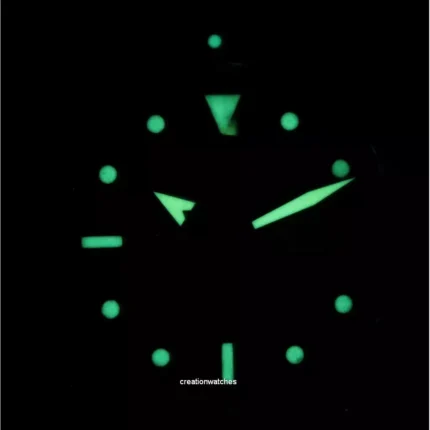 Orient RA-AA0810N19B luminous hands and markers in low light