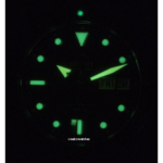 Orient RA-AA0814R19B luminous hands and markers in low light